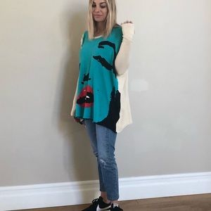 Oversized Betsy Johnson Sweater